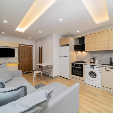 Chic Flat With Central Location In Muratpasa Appartement